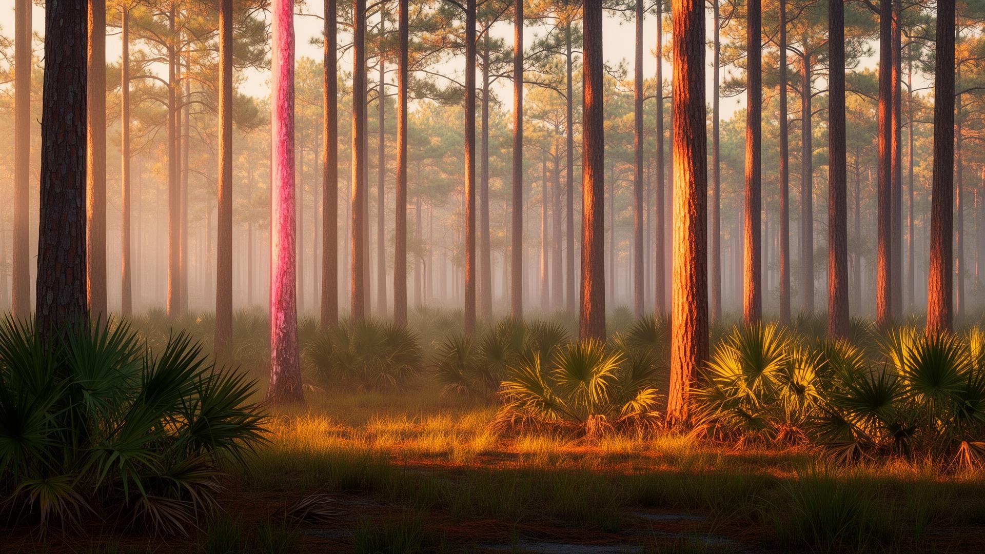 Longleaf flatwoods at Apalachicola, FL