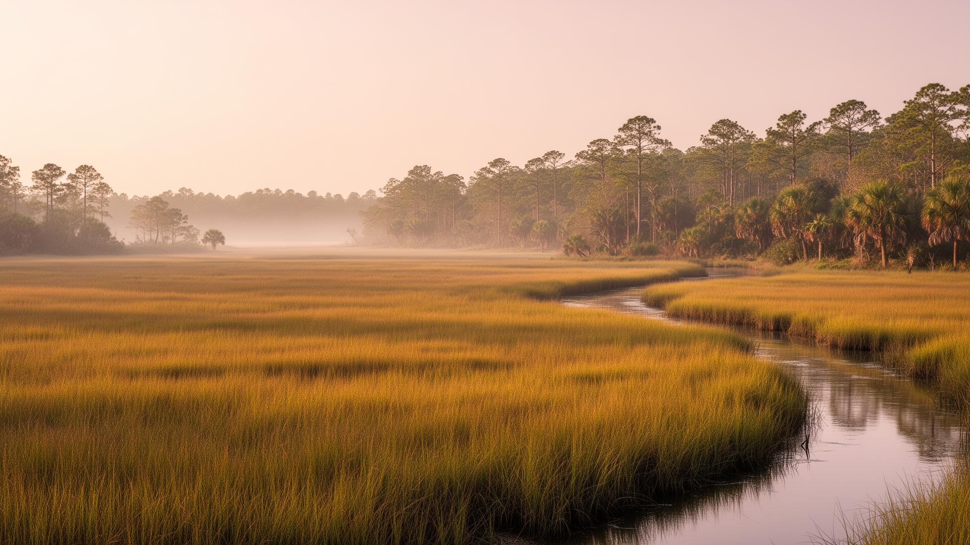 Salt marsh at Cumberland, GA